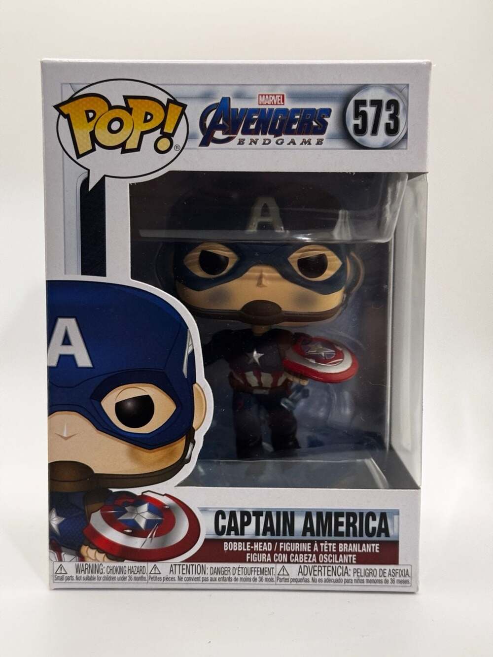 Funko Pop! Marvel Avengers Endgame Captain America #573 Vinyl Figure